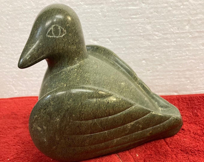 Inuit Soapstone Carving Bird ,Gallery Item
