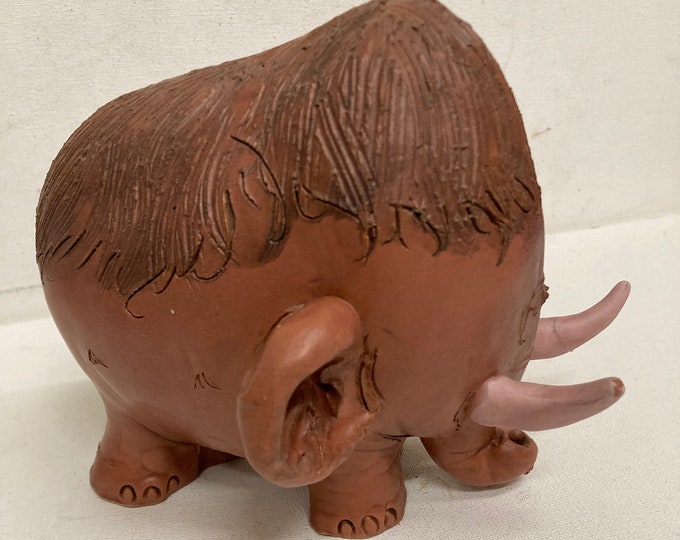 Handmade Clay  baby Mammoth