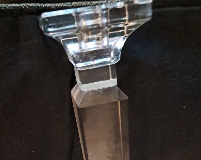 Modern Style Glass Candle Holder,Pillar style