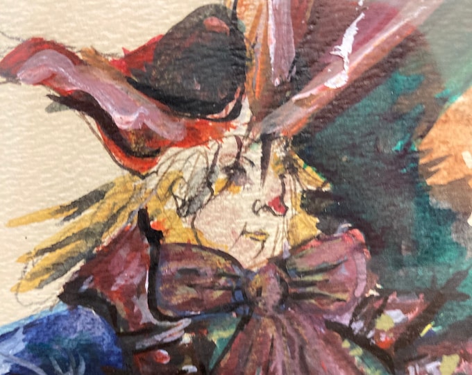 R.Newman Watercolor Lithograph