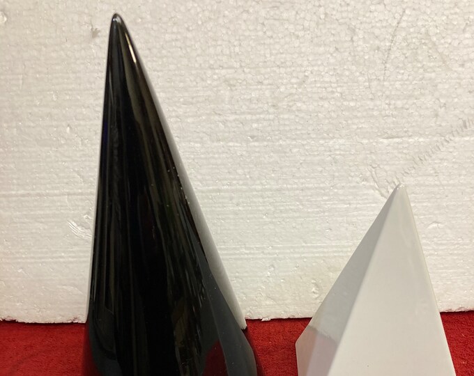 Vintage Ceramic Cone  & Pyramid