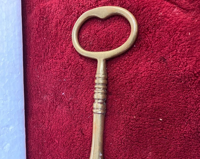 Vintage Colonial Williamsburg Restoration Commemoration Key, Stamped.