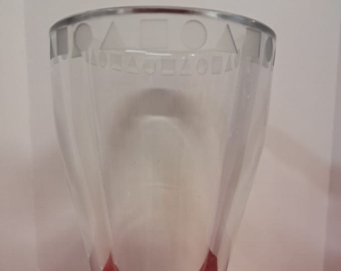Sasaki Sengai 9" Japan Clear Lead Crystal Vase Ward Bennett Mid-Century Modern 75