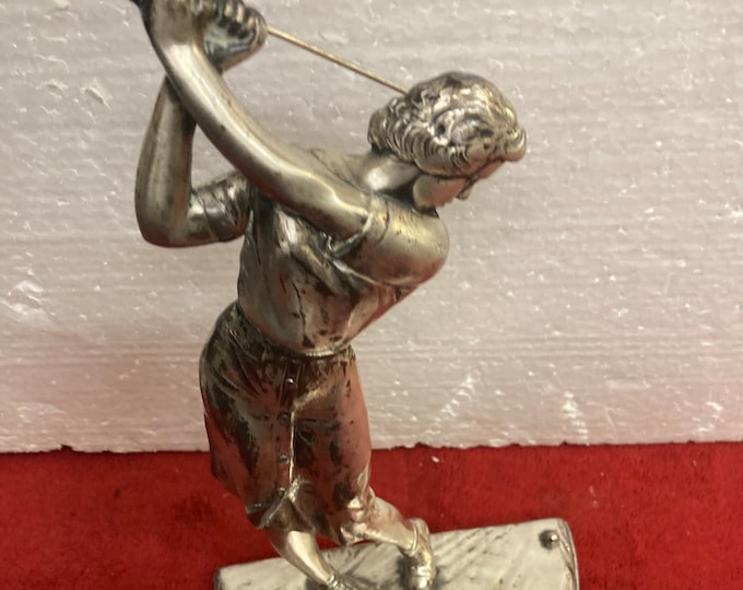 Woman's Golf Trophy Sculpture  ,1950's style