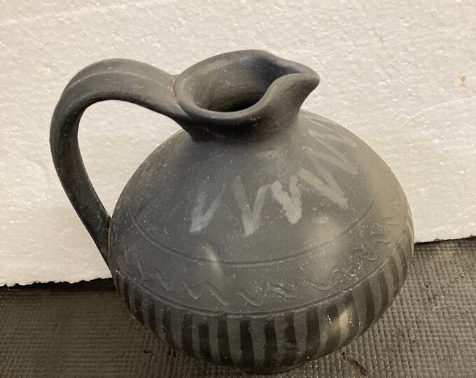 Ceramica Negra  Handmade Pitcher