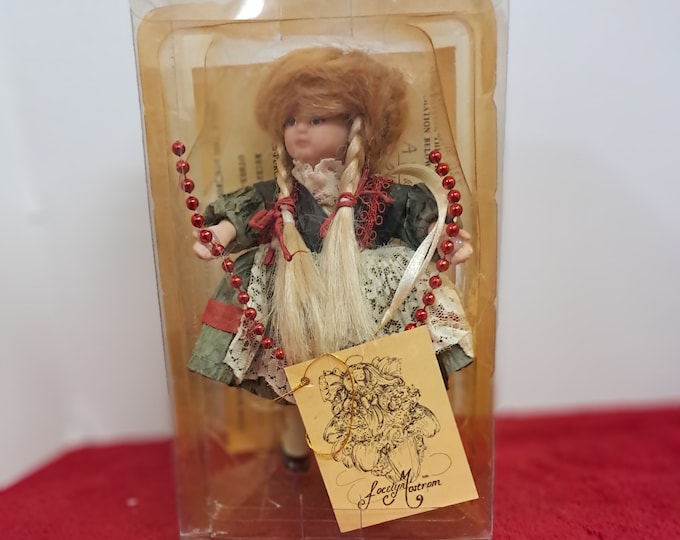 Jocelyn Mostrom Kurt S. Adler Vintage Ornament Porcelain Doll