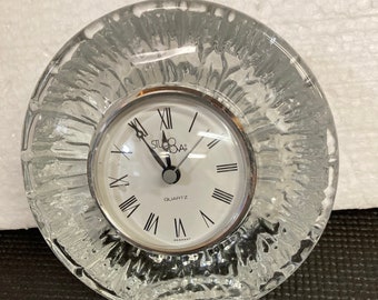 Studio Nova Round Crystal Clock - Made in Germany