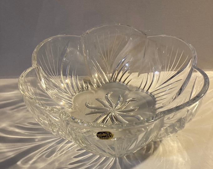 Bohemia Crystal  Scalop Edge Crystal Bowl