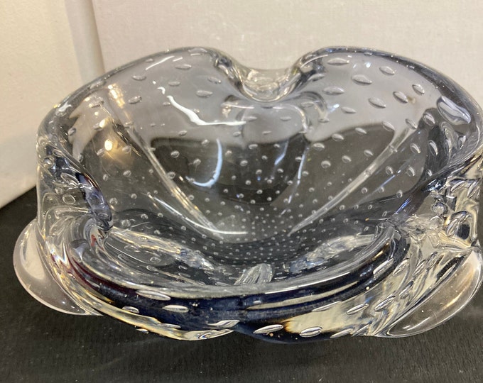 Murano Handmade   Vintage  Ashtray.