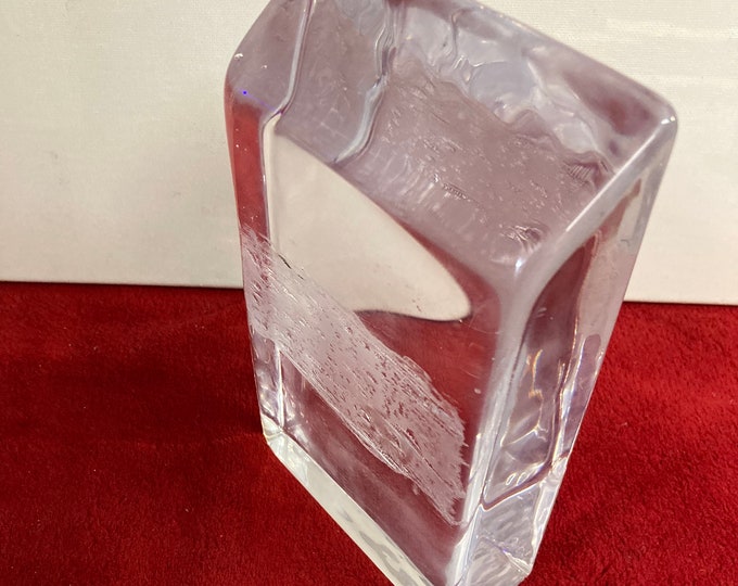 Simon Pearce  Photo glass block