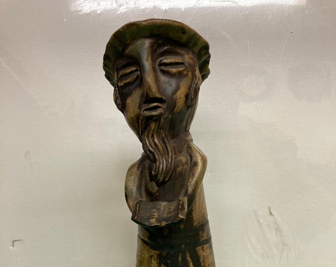 Handmade Statue  of a  Rabbi Praying