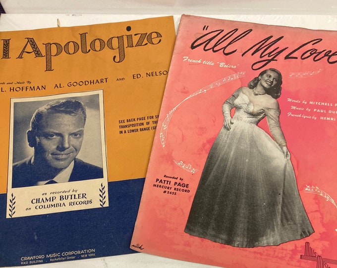 Vintage  Music  Notes From House of  A Music Teacher