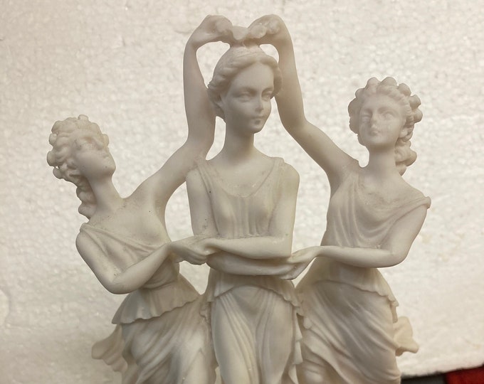 3 Graces Goddesses from Sandro Botticelli's painting Primavera Statue