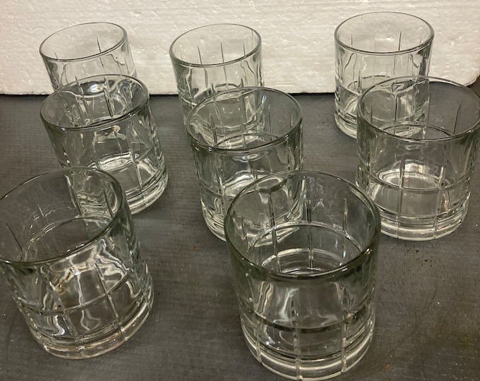 Anchor Hocking Manchester Rocks Old Fashioned Whiskey Glasses, 10.5 Oz (Set of 8)