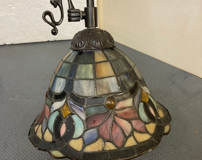 Roseto Tiffany 1 Light Mini Pendant with Tiffany Stained Glass