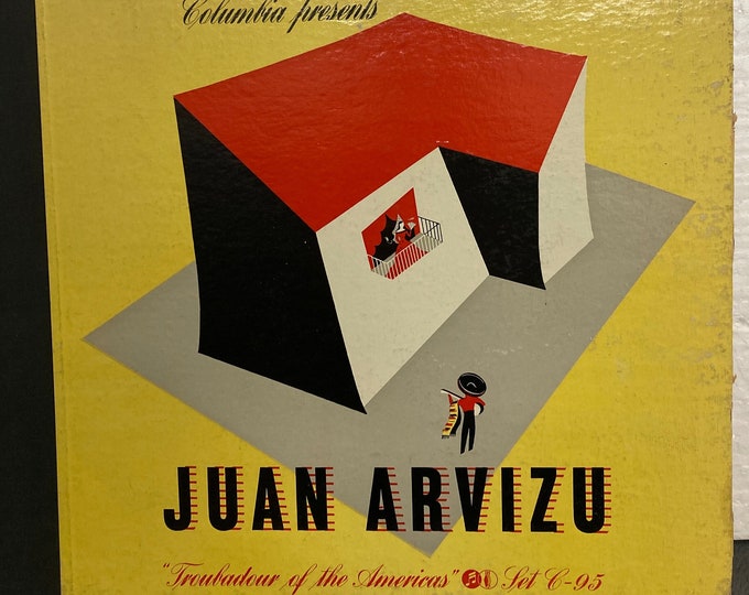 JUAN ARVIZU, Columbia  Set  C-95, Mexican  Troubadour , 78RPM, 4 X 10". NM