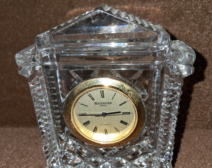 Waterford Crystal 'Lismore' Desk Clock