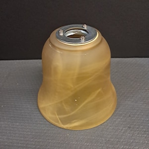 3 Vintage Glass Lamp Shade