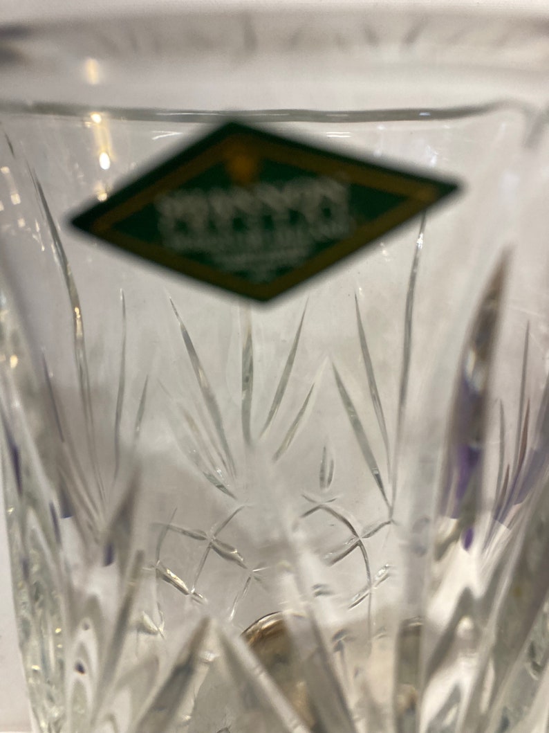 Shannon by Godinger Hurricane , 10 Crystal Candle Holder With Stand Etsy