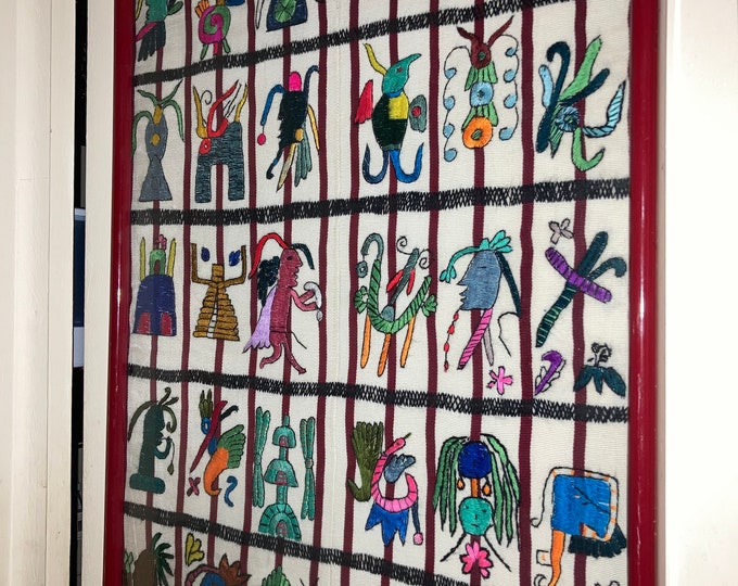 Handmade Decorative  Needle  Work of   South American Tribes