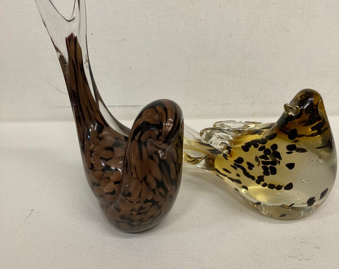Handmade Glass works of  Birds