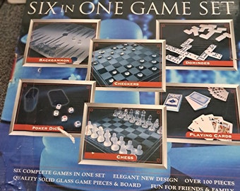 Deluxe Six in One Game Set - Etsy