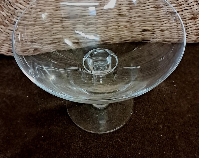 Footed Glass   Bowl