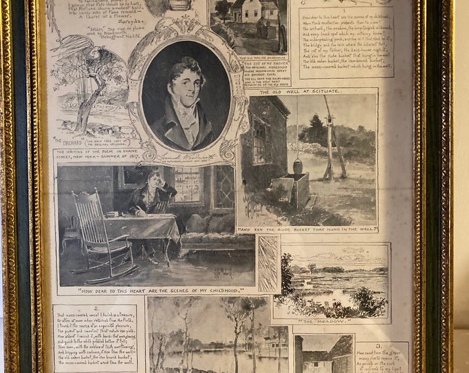 Samuel Woodworth (1784-1842) The Old Oaken Bucket , A Poem