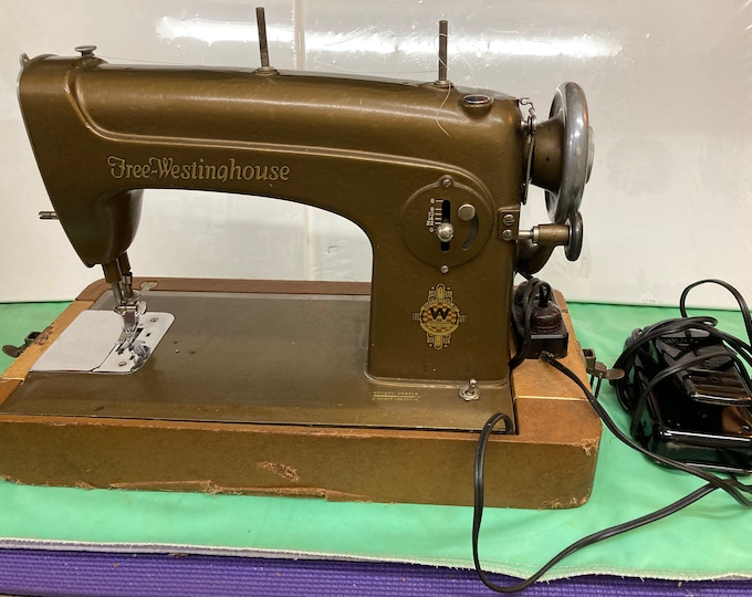 Free Sewing Machine Company WESTINGHOUSE Electric  Type E, Rockford Illinois