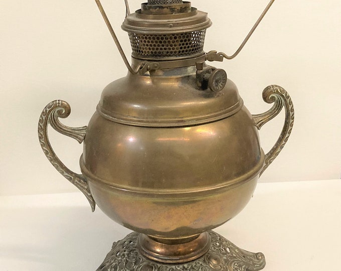 1890's  Bradley & Hubbard Oil Lamp