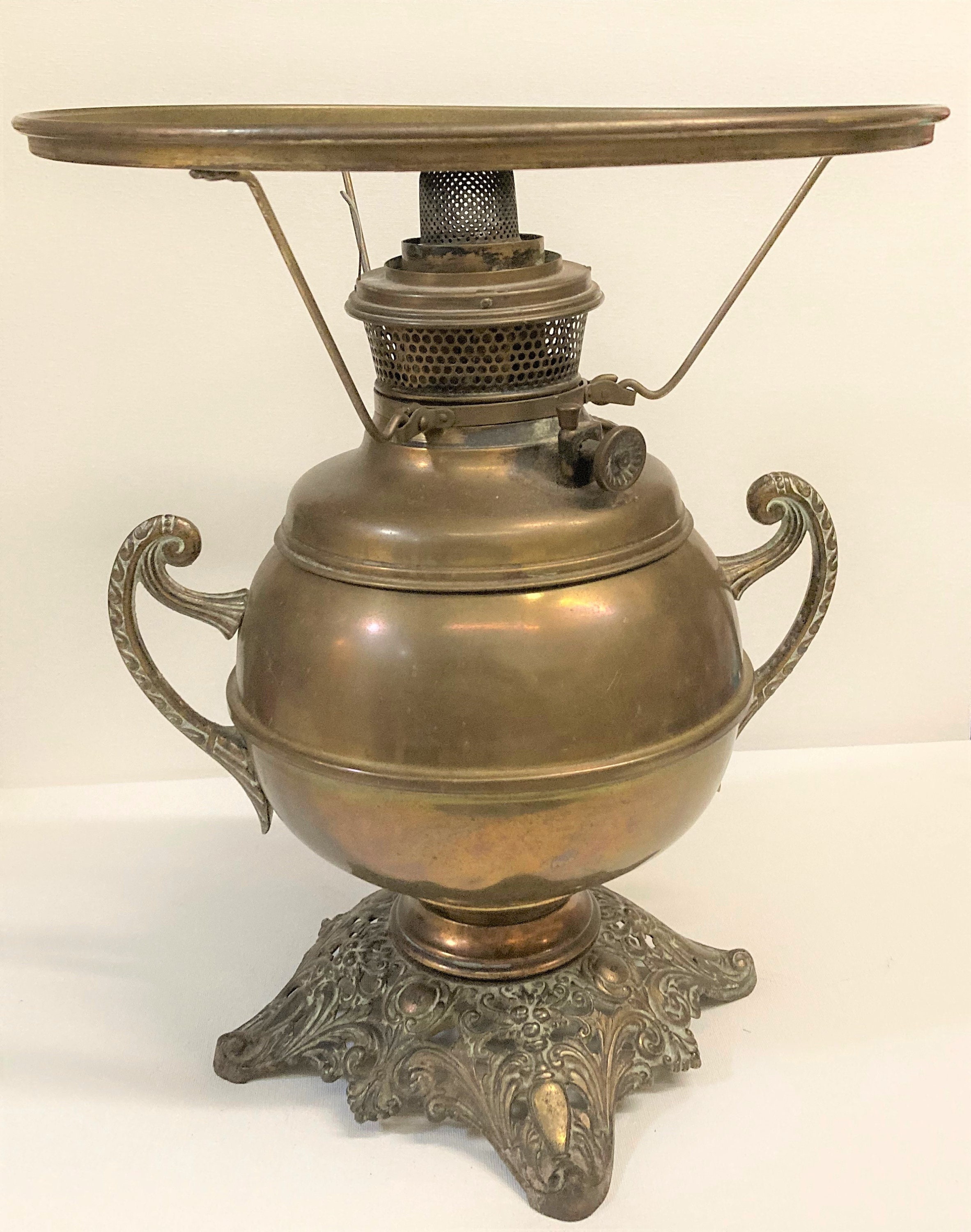 1890's Bradley & Hubbard Oil Lamp -  Canada