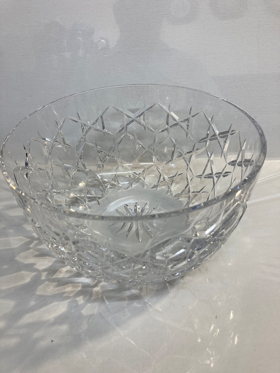 Tiffany & Co. Cut Clear Crystal Round Bowl - Etsy