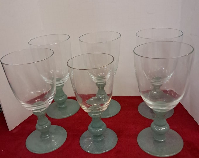 Villeroy & Boch Isabelle Green/ Jade Claret Wine Glasses
