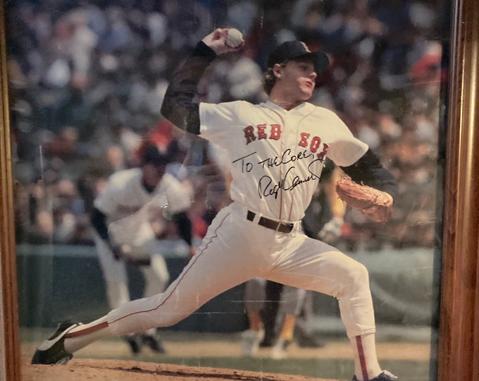 Roger Clemens's Autographed  Puma   Shoes Poster