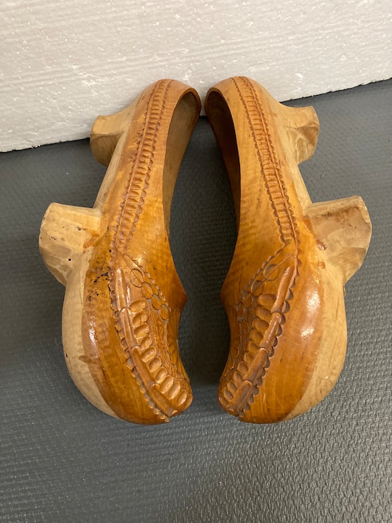 Woody Shoes Austrian made Wooden Clogs Etsy