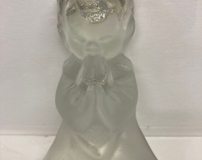 Viking Handmade   Art Glass 7-1/2" Praying Girl