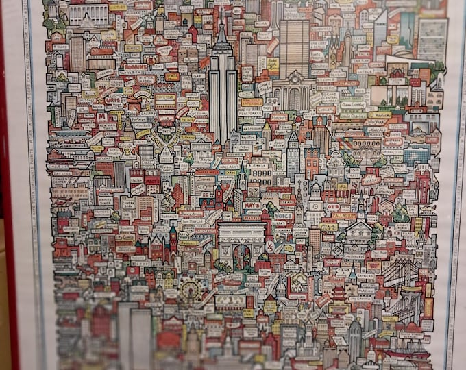 Mini Manhattan Poster by Tony Graham.  New Mark Gallery  NYC