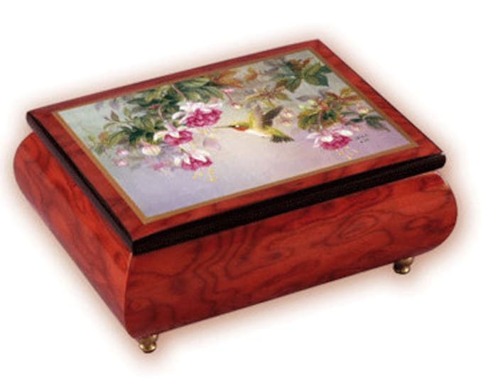 Ercolano music box, handcrafted in Italy and feature paintings by artists, Lena Liu,