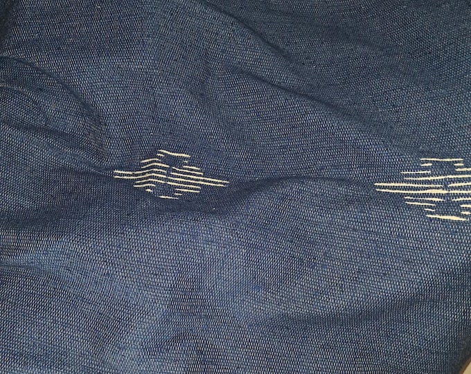 Vintage Japanese Tapestry, Mix Slab Standing Kasuri