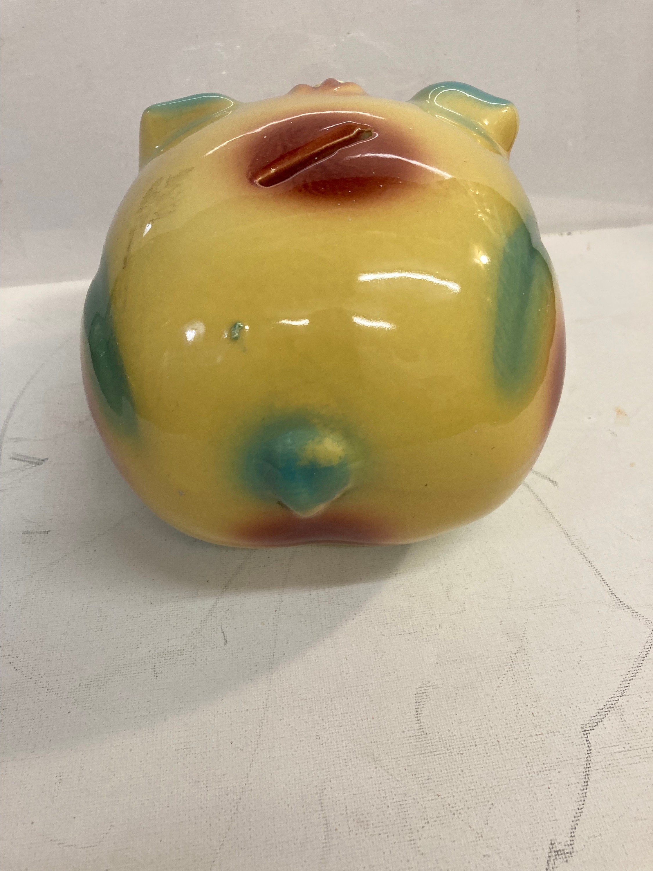 H.P. Co.rare Vintage Hull Corky Pig USA 1957 Piggy Bank. Etsy