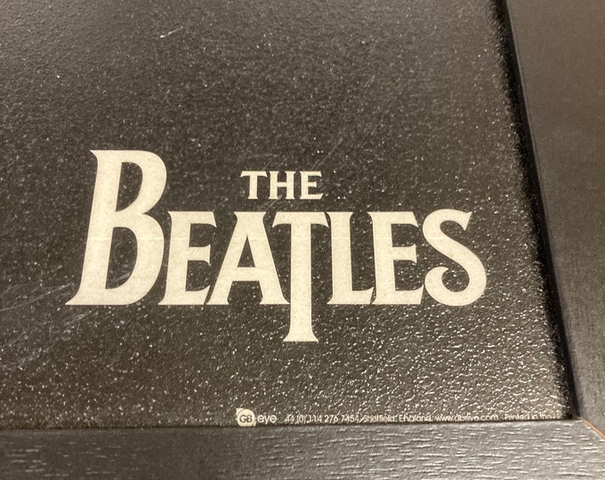 The Beatles Wall Hanging Art Print Textured 39x14 Bust Silhouette Printed UK