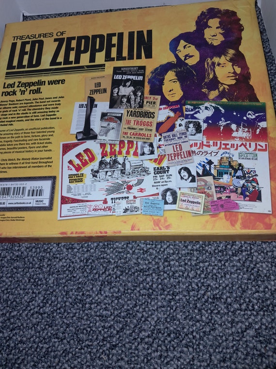 Treasures of LED ZEPPELIN by Chris Welch - Hardcover - Etsy