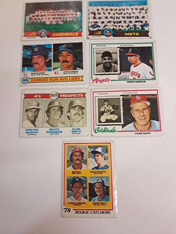 56 Rare and Collectible 1970's Baseball Cards - Etsy
