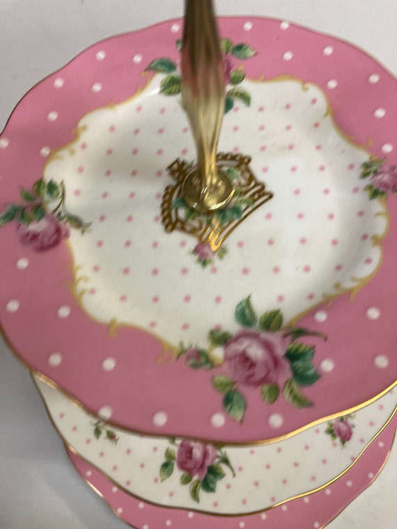 Royal Albert 100 Years Three-tier Cake Stand, 13.8