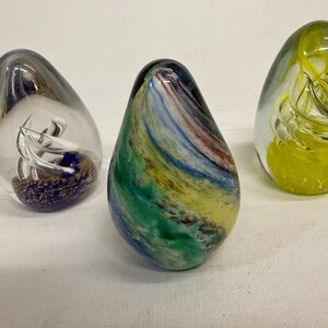 Handmade Egg Shape  Paper Weights