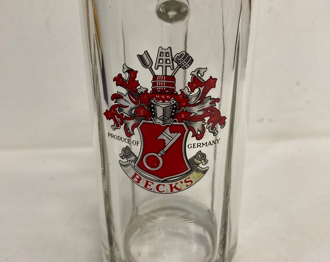 6 Vintage Becks Beer Mug Stein