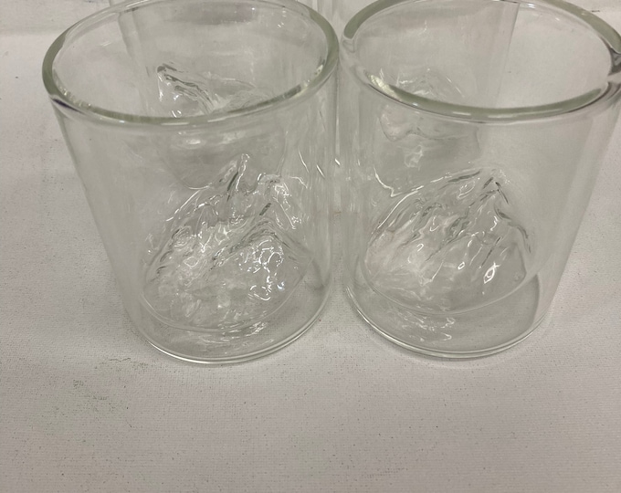 4 Toten Range Double Walled Whiskey Glasses
