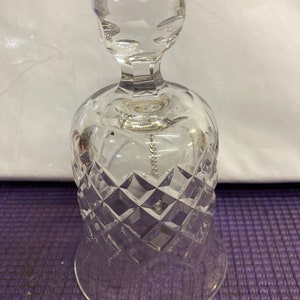 Waterford Crystal 1985  Two Turtledoves Christmas Bell