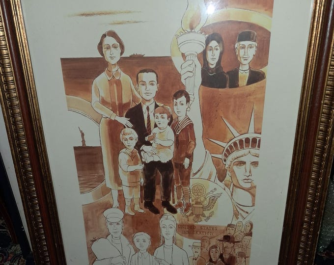 Limited Edition,  Signed and   Numbered print / Lithoggraph by Constantine Kermes, America, America