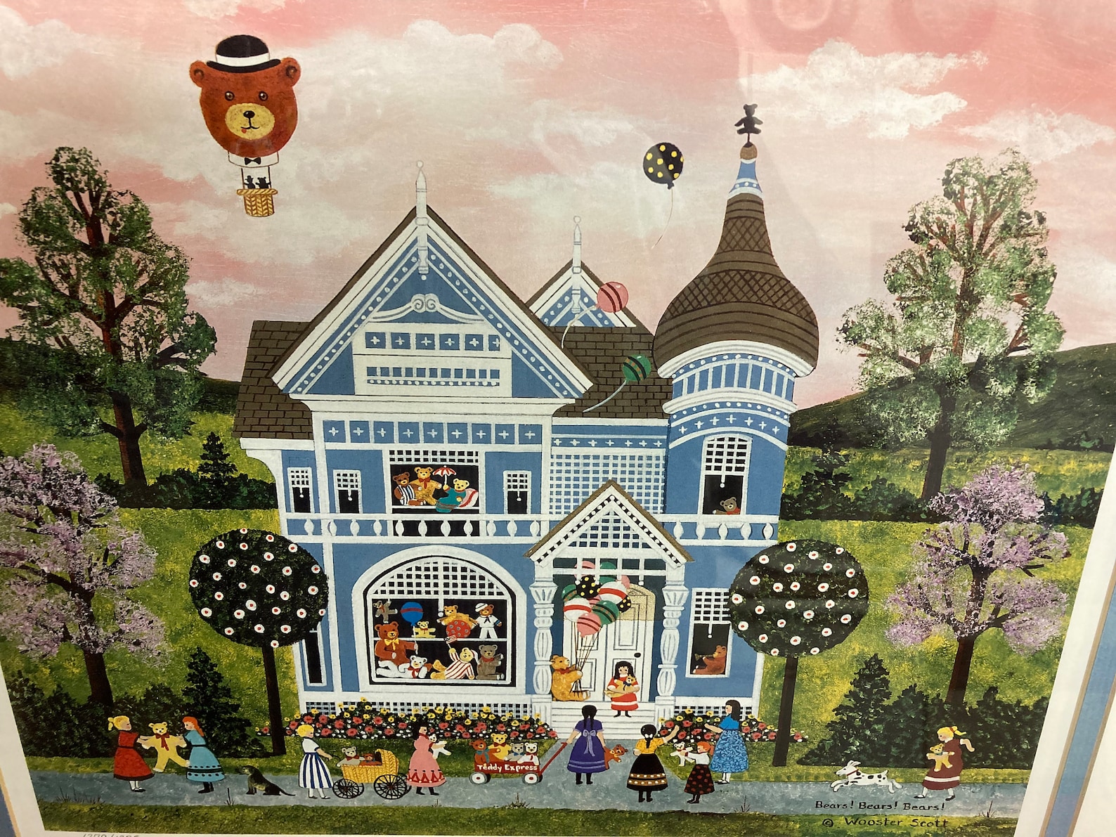 Signed Jane Wooster Scott Lithograph Bears Bears Bears . Etsy